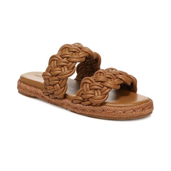 NEW Vince Sullivan Leather Slide Size 10 - Picture 1 of 4